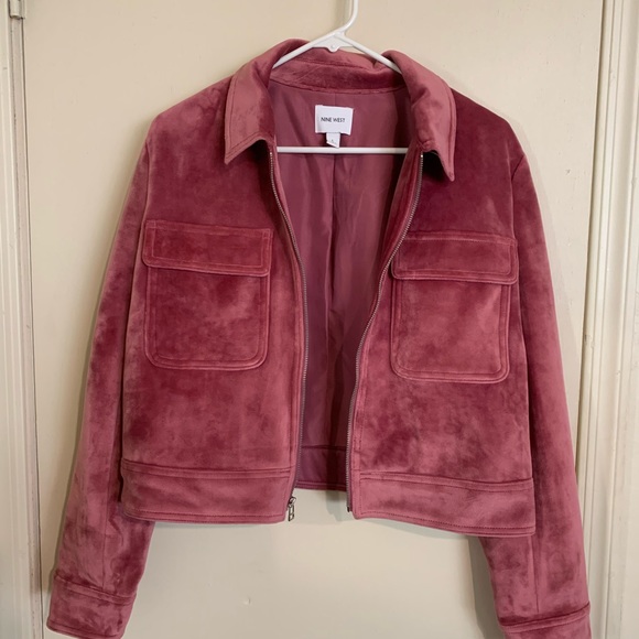 Nine West Pink Plush Jacket - Picture 6 of 8